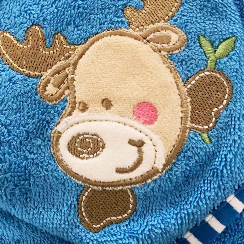 Morgenstern Kinder Badeponcho aus 100 % Baumwolle Rentier