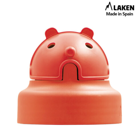 Laken Tritan-Trinkflasche 450ml mit Strohhalm und Deckel OBY DINOS LOVE