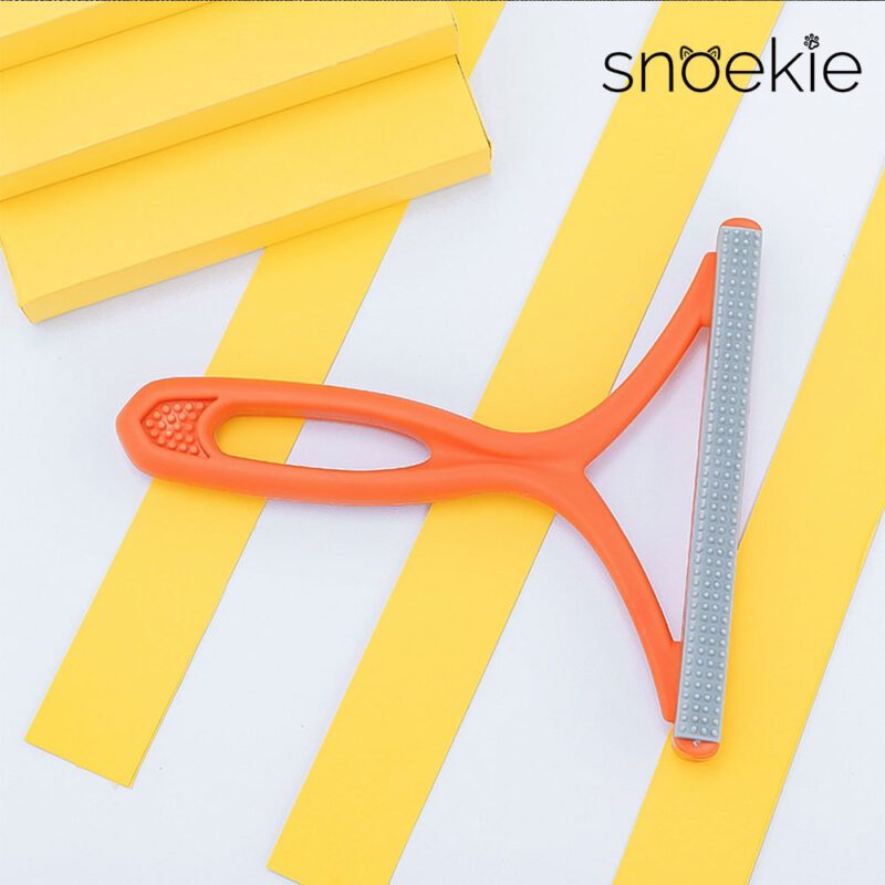 snoekie Tierhaar-Entferner – 2-in-1 Fell- und Haarentferner für Hunde & Katzen, Abzieher für Teppiche, Böden & Möbel
