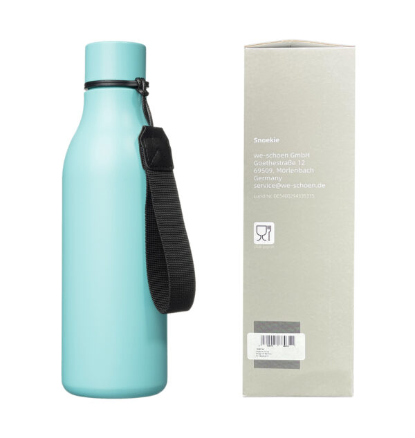Snoekie Thermosflasche 530ml hell blau – Bild 3
