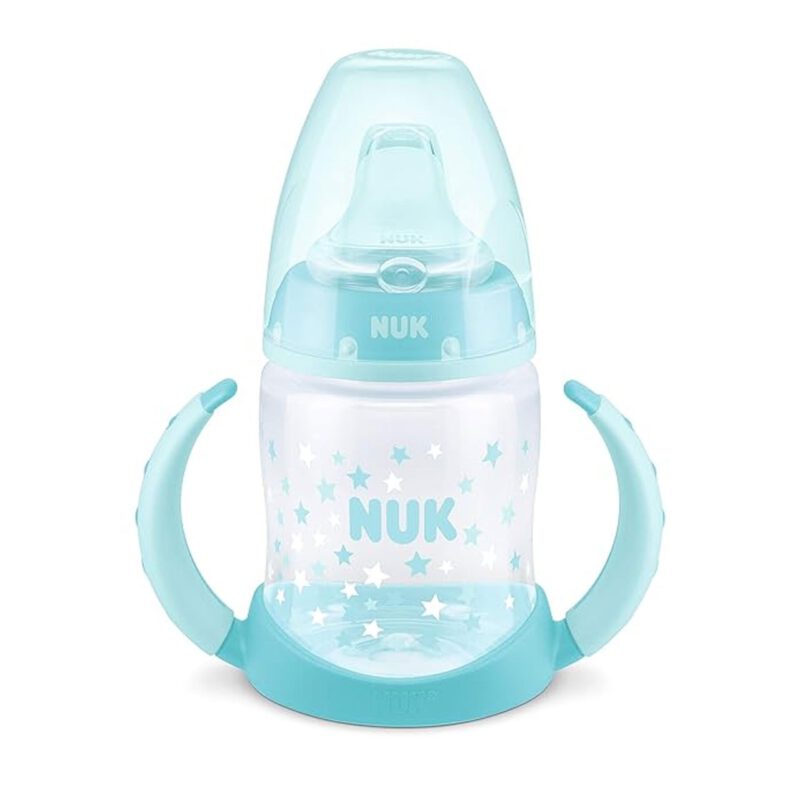 NUK First Choice Trinklernbecher | Trinklernflasche 150ml blue star