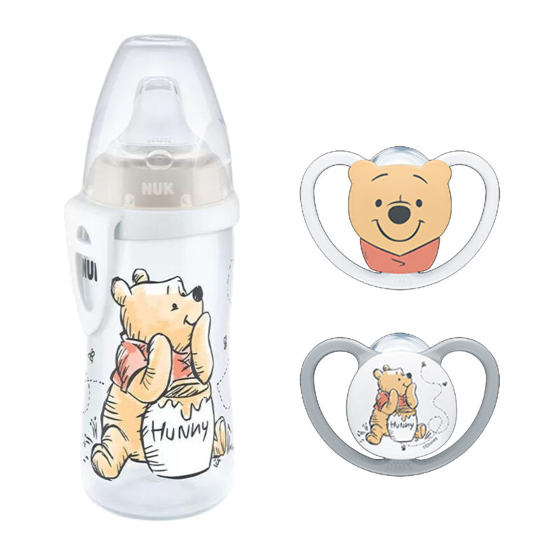 NUK First Choice Plus Babyflasche 300ml & NUK Space Silikon-Schnuller