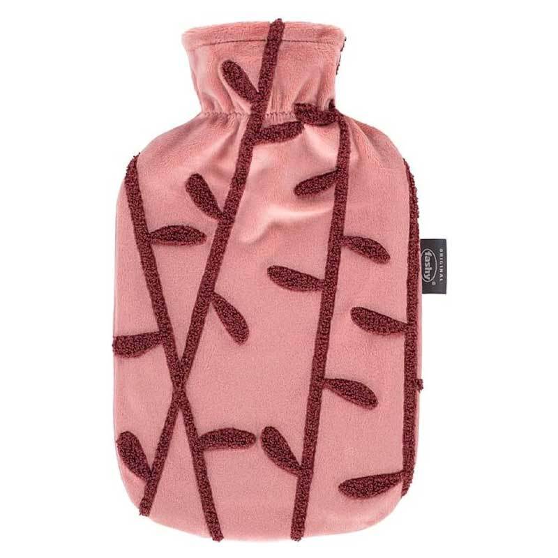 Fashy Wärmflasche 2,0 L mit flauschigem Bezug thermoplastisches Material