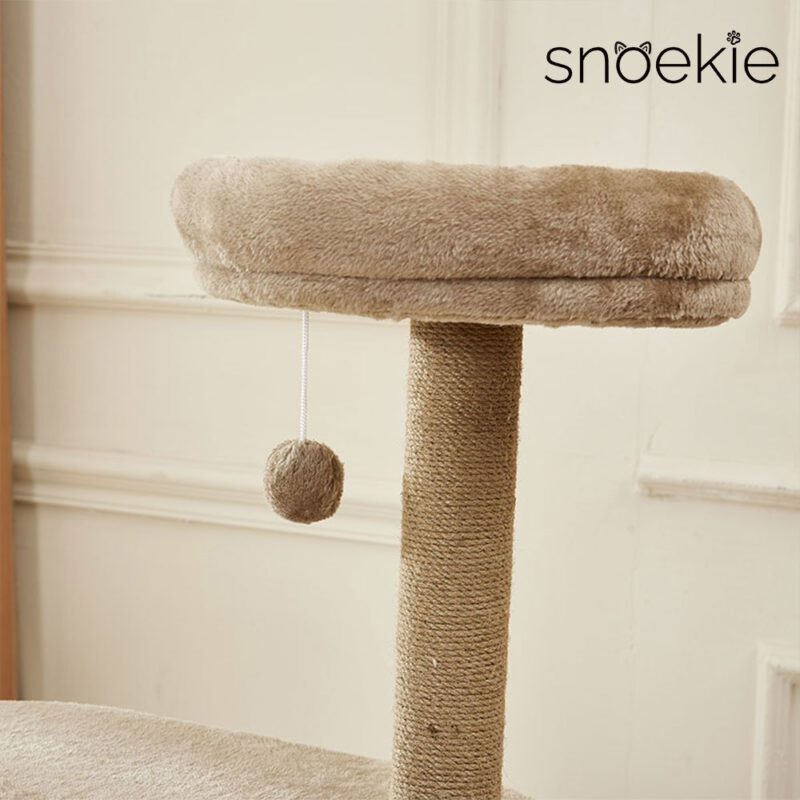 Snoekie Vielseitiger Kratzbaum mit Kuschelhöhle und Hängemulde
