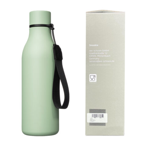 4 Snoekie Thermosflasche 530ml mint-grün