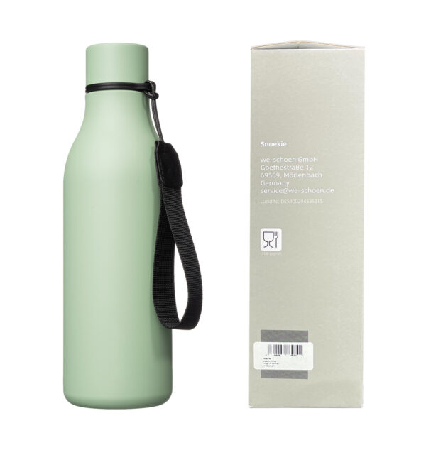 Snoekie Thermosflasche 530ml mint-grün – Bild 3