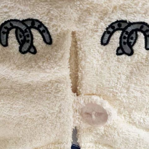 Morgenstern Kinder Badeponcho aus 100 % Baumwolle Pferd