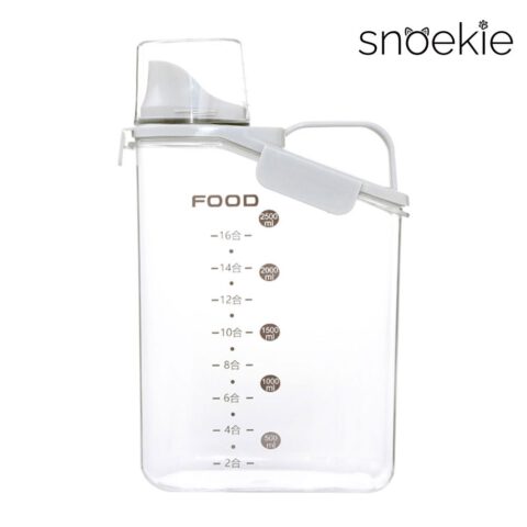Snoekie Vorratsdosen mit Deckel – Luftdichte Aufbewahrungsbehälter für Lebensmittel & Tierfutter, BPA-frei, mit Ausgießer, ideal für Reis, Müsli, Hundefutter & Katzenfutter
