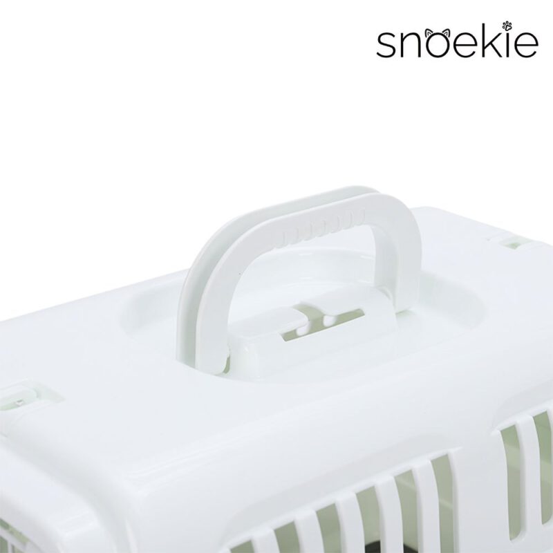 SNOEKIE Premium Transportbox vereint modernes Design, hochwertige Materialien und durchdachte Funktionalität – ideal für den sicheren und komfortablen Transport von Haustieren.