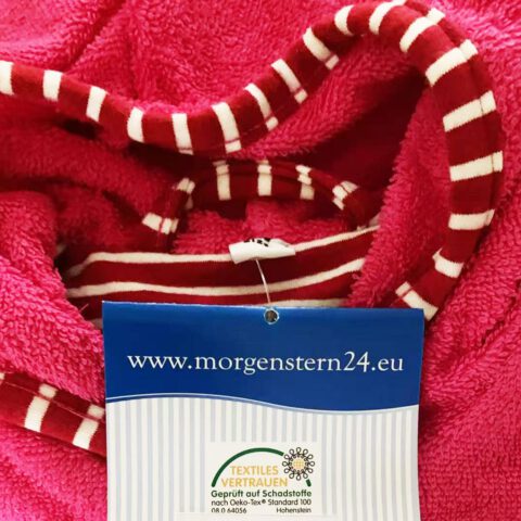 Morgenstern Kinder Badeponcho aus Baumwolle Schloss