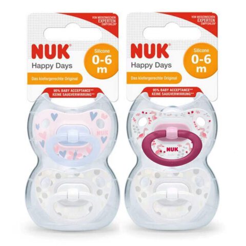 NUK Babyschnuller Happy Days 0-6 Monate Vorteilset