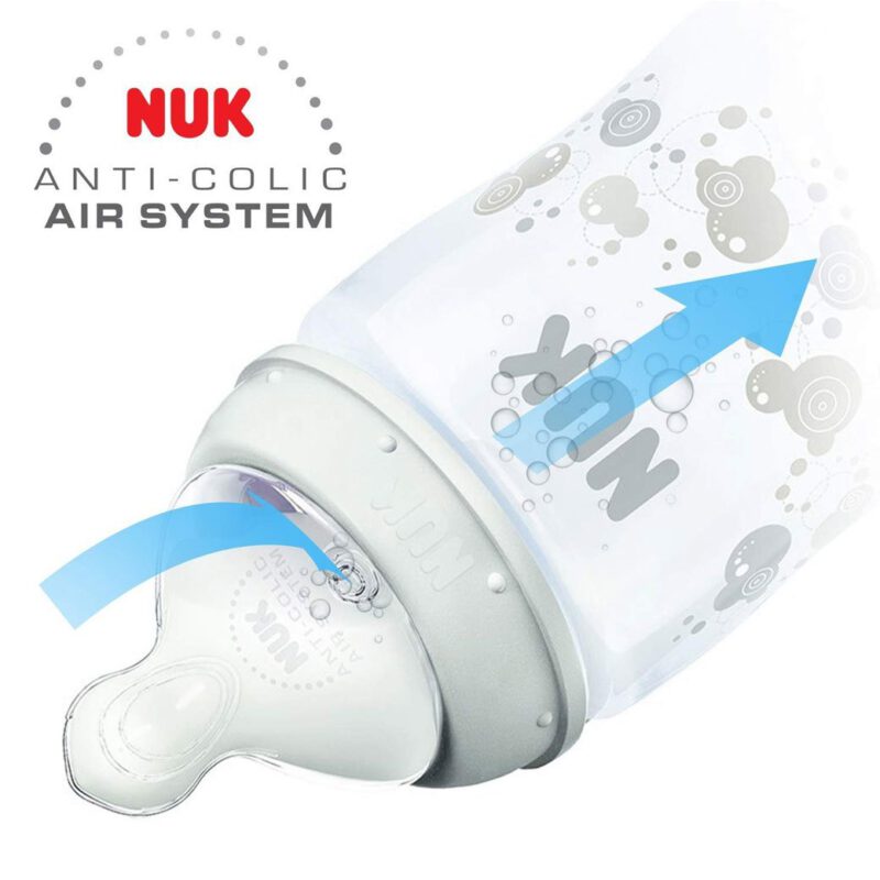 NUK First Choice Babyflasche mit 1M Sauger 150ml Grün