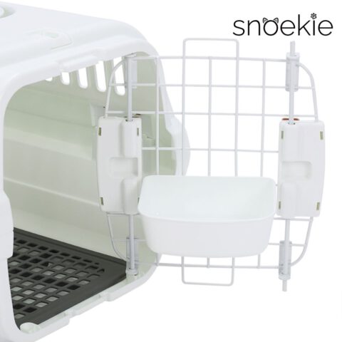 SNOEKIE Premium Transportbox vereint modernes Design, hochwertige Materialien und durchdachte Funktionalität – ideal für den sicheren und komfortablen Transport von Haustieren.
