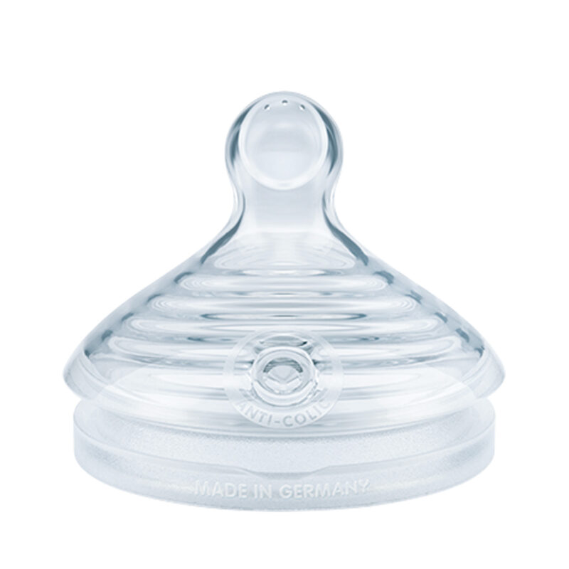 NUK Nature Sense Glasflasche Vorteil set mit 2 set Trinksauger & Schutzkappe