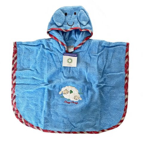 Morgenstern Kinder Badeponcho aus 100 % Baumwolle Hund