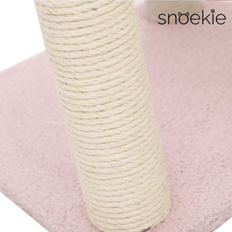 Snoekie Moderner Design-Kratzbaum mit transparenter Liegeschale
