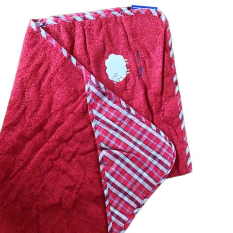 Morgenstern Kinder Badeponcho aus 100 % Baumwolle Scharf