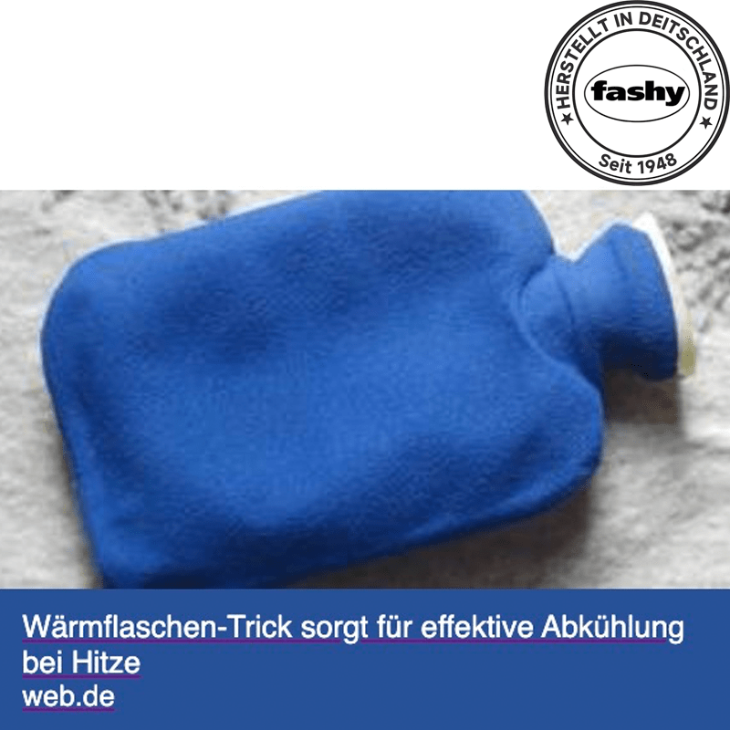 Fashy Wärmflasche 2.0L mit bedrucktem Bezug, Lava 67417 20