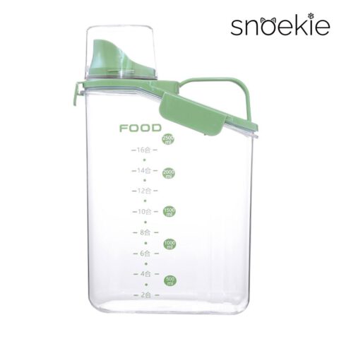 Snoekie Vorratsdosen mit Deckel – Luftdichte Aufbewahrungsbehälter für Lebensmittel & Tierfutter, BPA-frei, mit Ausgießer, ideal für Reis, Müsli, Hundefutter & Katzenfutter