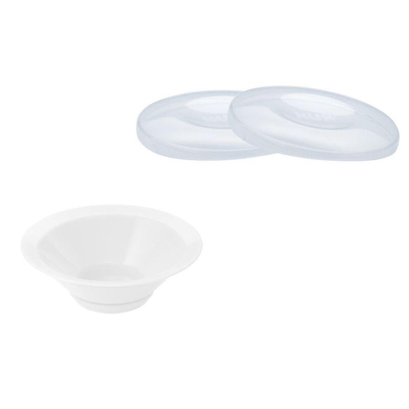 NUK Magic Cup Ersatzdeckel 2er Pack + 1 Stück Ersatz-Silikondichtscheibe Vorteilset (2st)