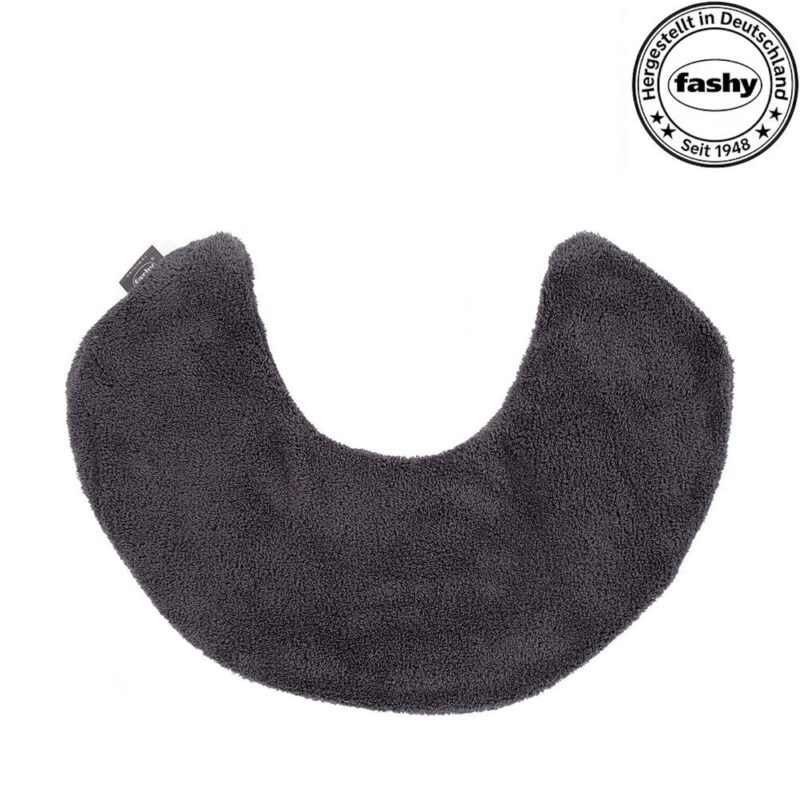 Fashy Wärmekissen in Kragenform mit Rapssamenfüllung, 6351 21, Grau, ca. 48 x 35 cm