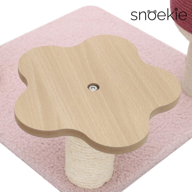 Snoekie Moderner Design-Kratzbaum mit transparenter Liegeschale
