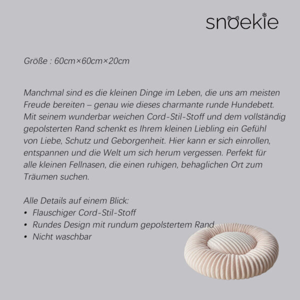 snoekie kleines Hundebett, Sharie – Bild 8