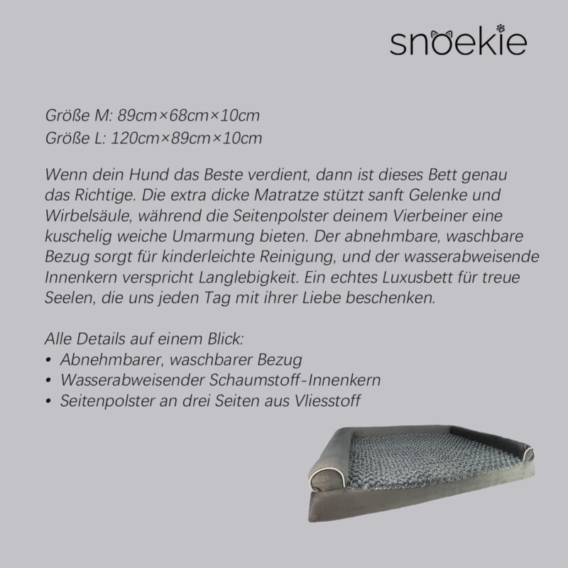 Snoekie Hundebett Lilo