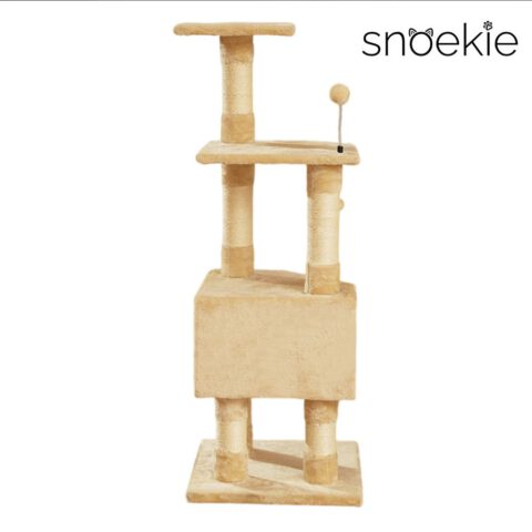 95ded166-263b-4d80-b233-63fab9a40b80_1000x1000.jpeg.format.jpg Snoekie Großer Katzenbaum mit Höhle, Liegeflächen & Sisalstämmen, 121 cm hoch, Beige