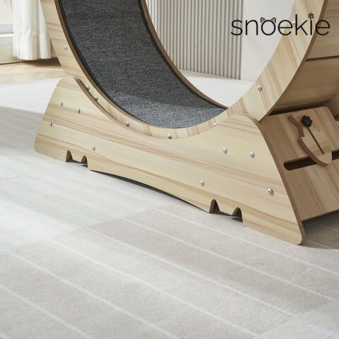 Snoekie KT-1100 – Leises Indoor Katzenlaufrad groß für Wohnungskatzen – stabil