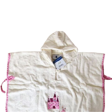Morgenstern Kinder Badeponcho aus Baumwolle Schloss