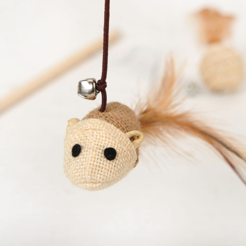 TB1 Snoekie Holz-Katzenspielzeug