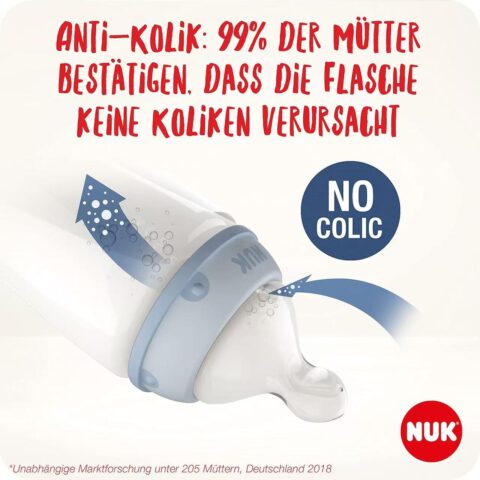 NUK First Choice Glas-Babyflasche 120ml 2Stück