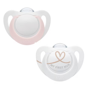 NUK Babyschnuller Classic aus Silikon Rosa