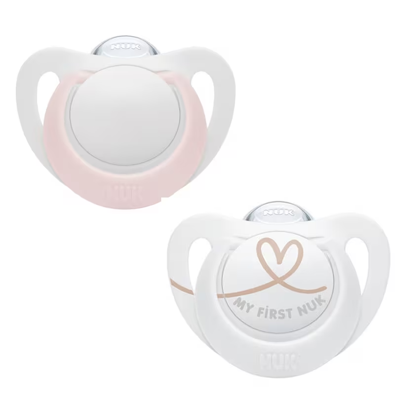 NUK Babyschnuller Classic aus Silikon Rosa