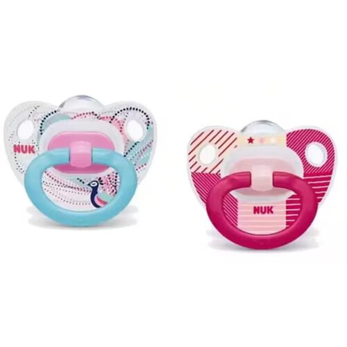 NUK Babyschnuller Classic aus Silikon Rosa 6-18M