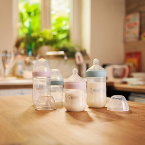 Babyflasche NUK Baby Glasflasche VORTEIL set 240ml+120ml