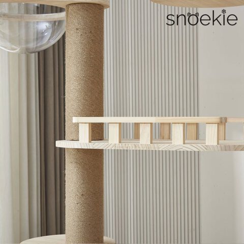 Snoekie Luxuriöser, Deckenhoher Kratzbaum mit Mehreren Ebenen