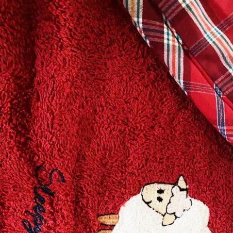 Morgenstern Kinder Badeponcho aus 100 % Baumwolle Scharf