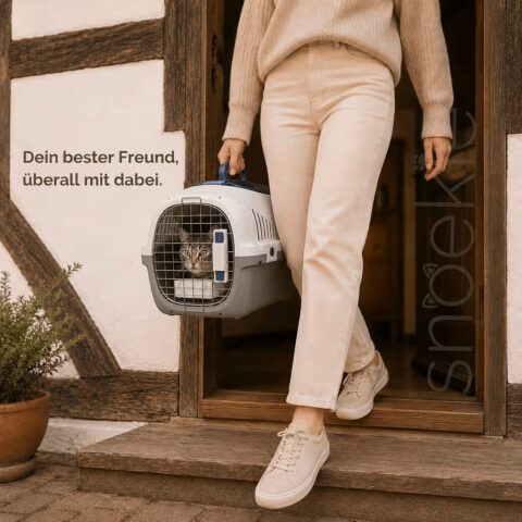 aa263b2d-f48d-4e5a-bbd2-57ef6734a326_1040x1040.jpg SNOEKIE Haustier Transportbox für Katzen & kleine Hunde – Robuste Tierbox mit aufklappbarer Dachöffnung am Tragegriff, Sichere Metalltür, Leicht & Stabil, Ideal für Auto, Reisen & Tierarzt Grau|Blau