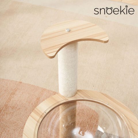 snoekie Kompaktes 2-Ebenen-Design mit Acryl-Korb und Kuschelbett