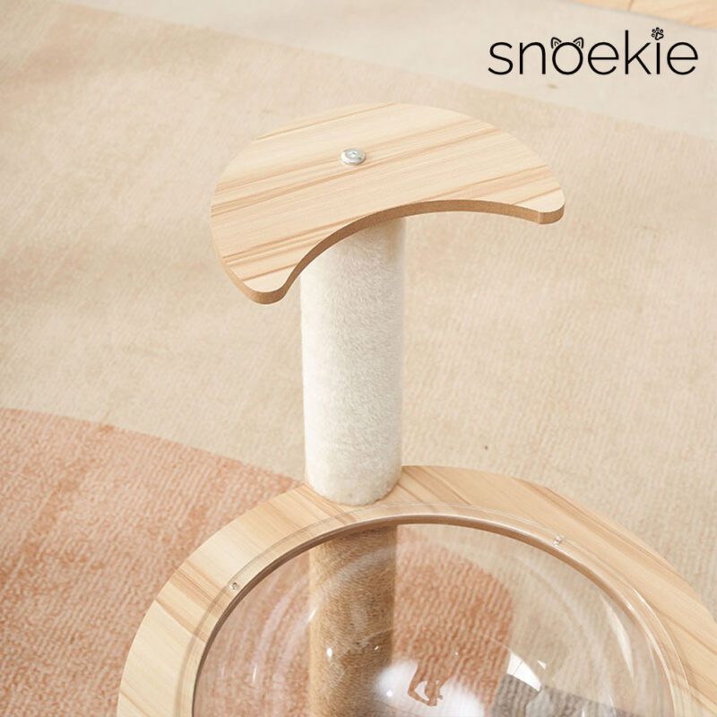 snoekie Kompaktes 2-Ebenen-Design mit Acryl-Korb und Kuschelbett