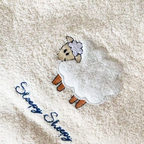 Morgenstern Kinder Badeponcho aus 100 % Baumwolle