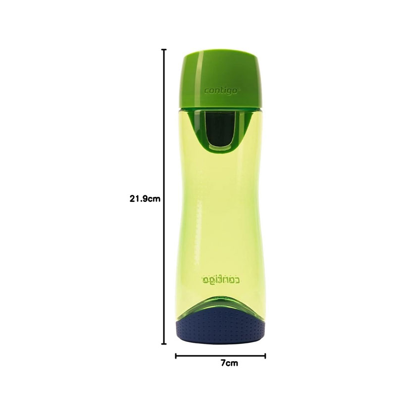 Contigo Trinkflasche Swish Autoseal, große Kunststoff Wasserflasche für Kinder, 500 ml