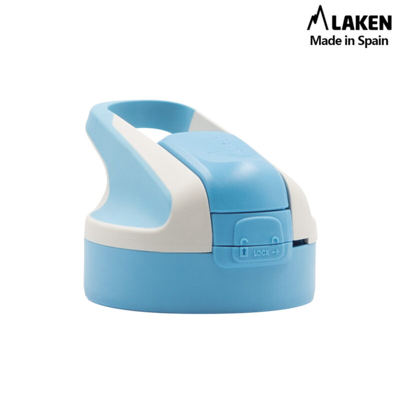 Laken Tritan Trinkflasche 450 ml – Kinderflasche mit Sicherheitsverschluss und Klappdeckel – Auslaufsicher TAPON SUMMIT