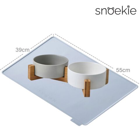 snoekie XL Silikon-Futtermatte – 55×39 cm, Rutschfest, Wasserdicht, Extra Groß, Leicht zu Reinigen