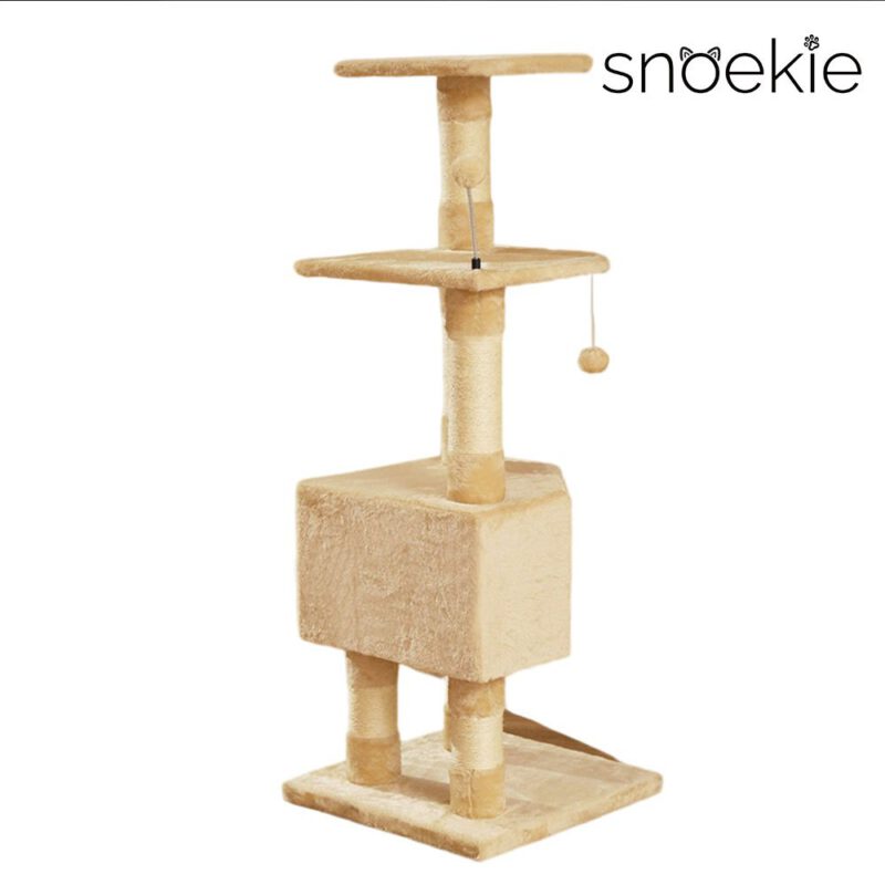 cca817b1-13e7-4a70-a5b6-60dcbd0ffec1_1000x1000.jpeg.format.jpg Snoekie Großer Katzenbaum mit Höhle, Liegeflächen & Sisalstämmen, 121 cm hoch, Beige