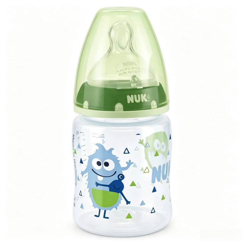 NUK First Choice Babyflasche mit 1M Sauger 150ml Grün
