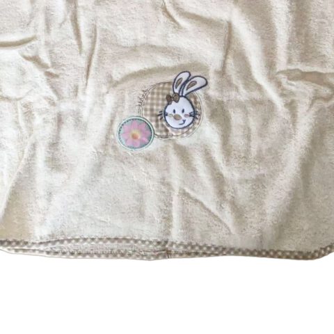 Morgenstern Kinder Badeponcho aus Baumwolle Hase