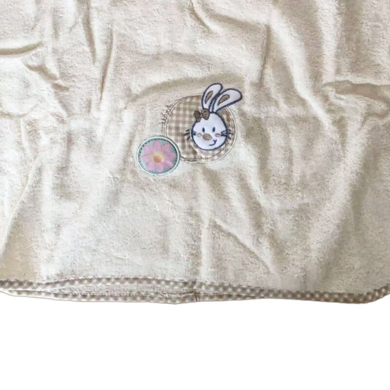 Morgenstern Kinder Badeponcho aus Baumwolle Hase